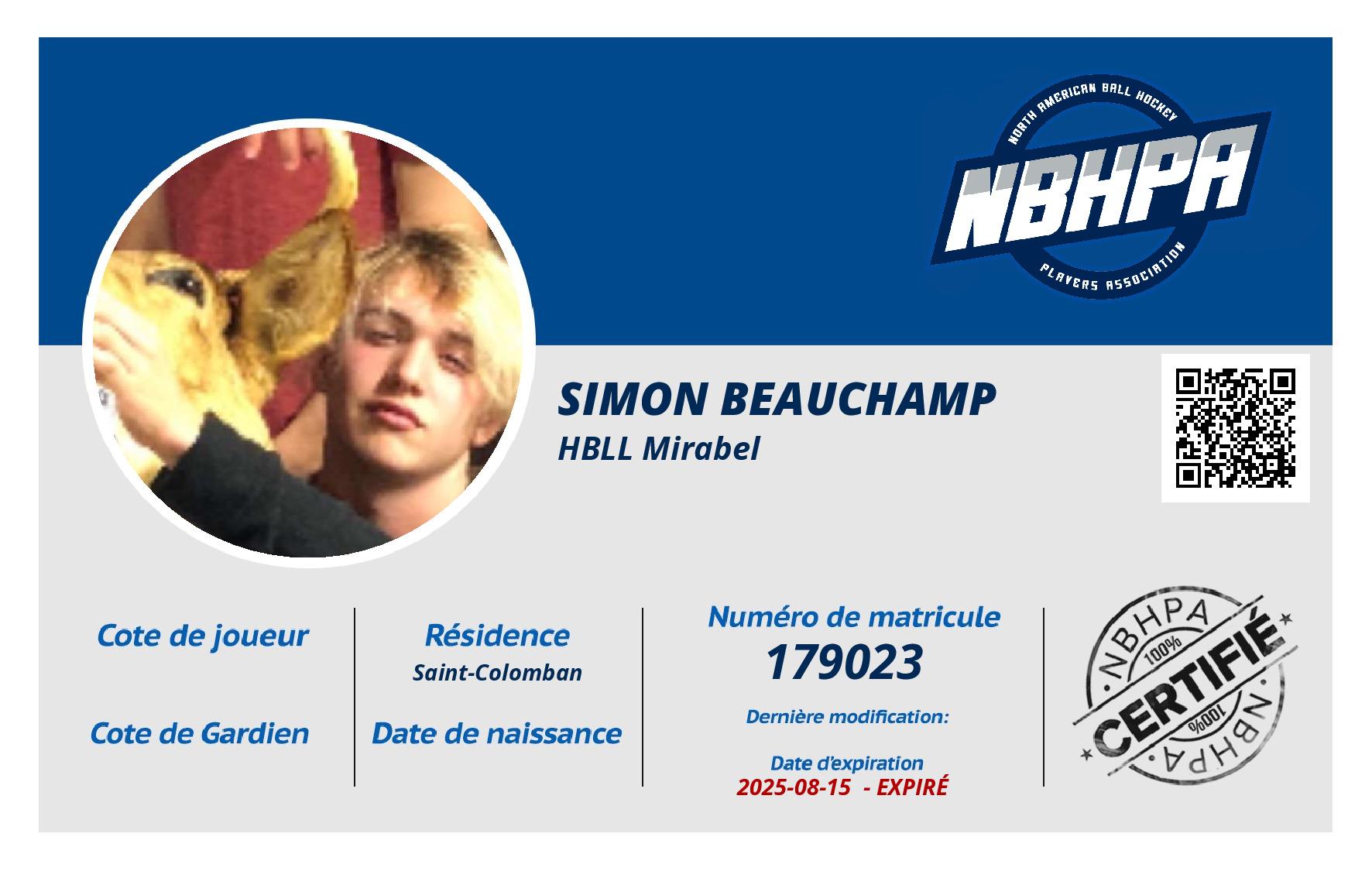 Simon Beauchamp