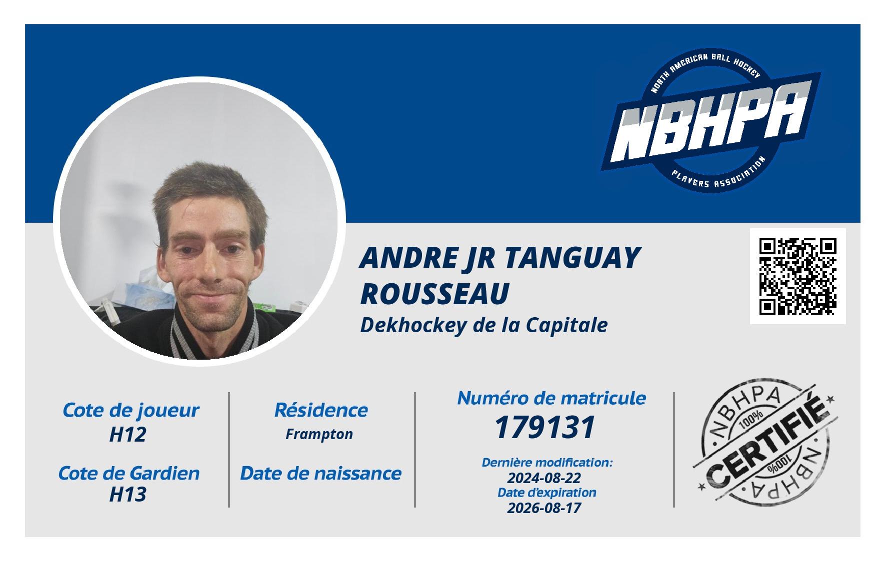 Andre jr Tanguay rousseau 