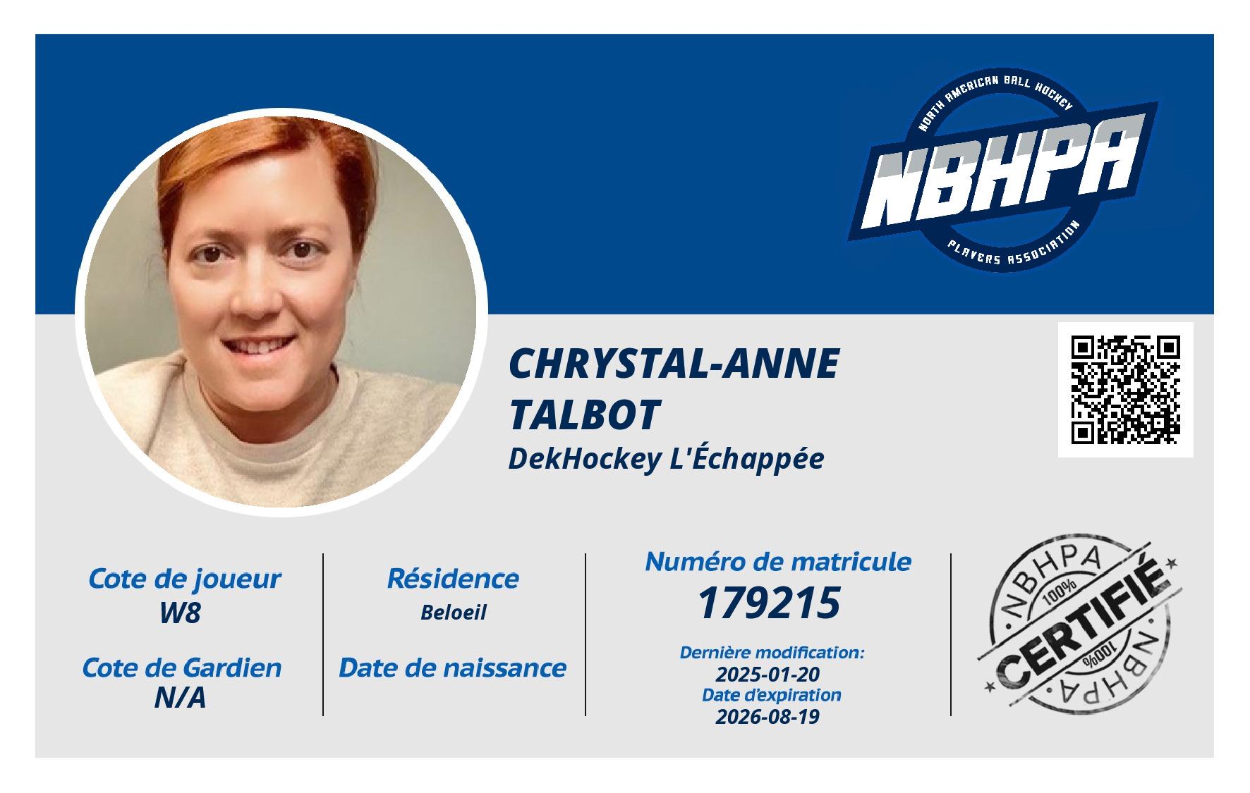 Chrystal-Anne Talbot