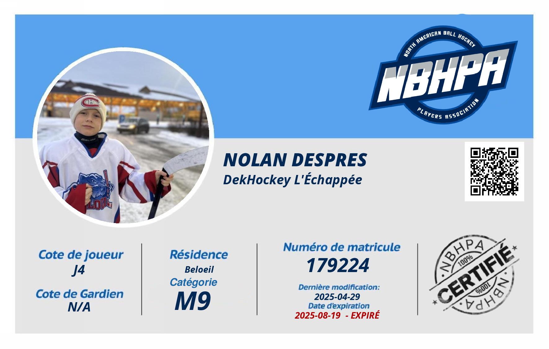 Nolan Despres
