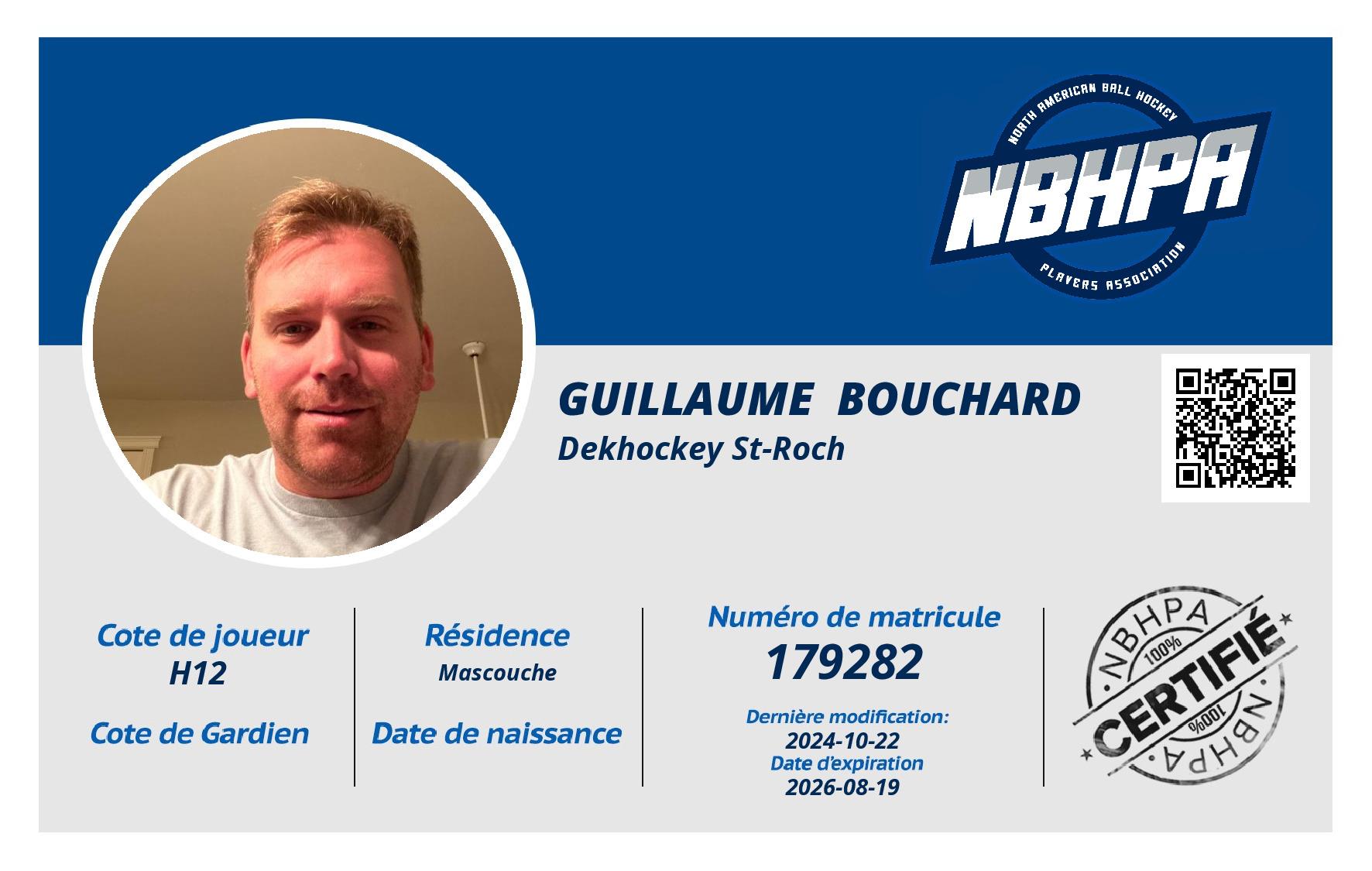 Guillaume  Bouchard
