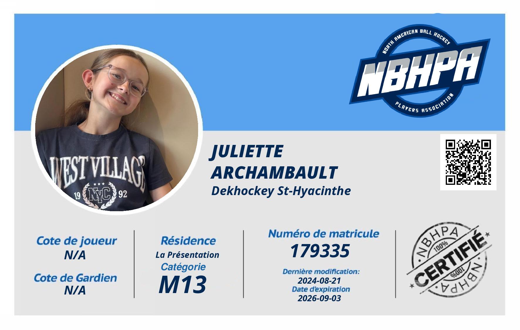 Juliette Archambault 