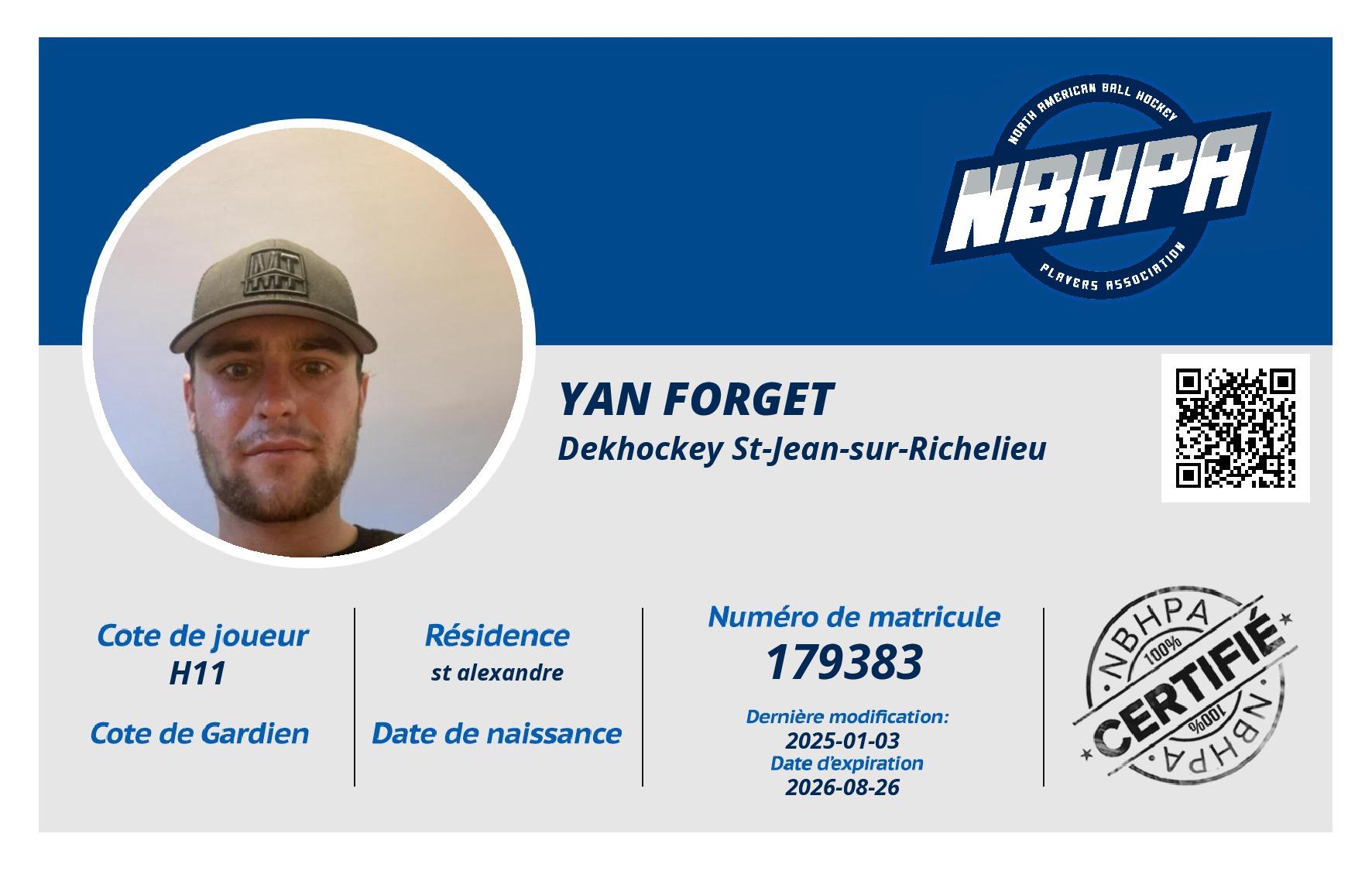 yan forget