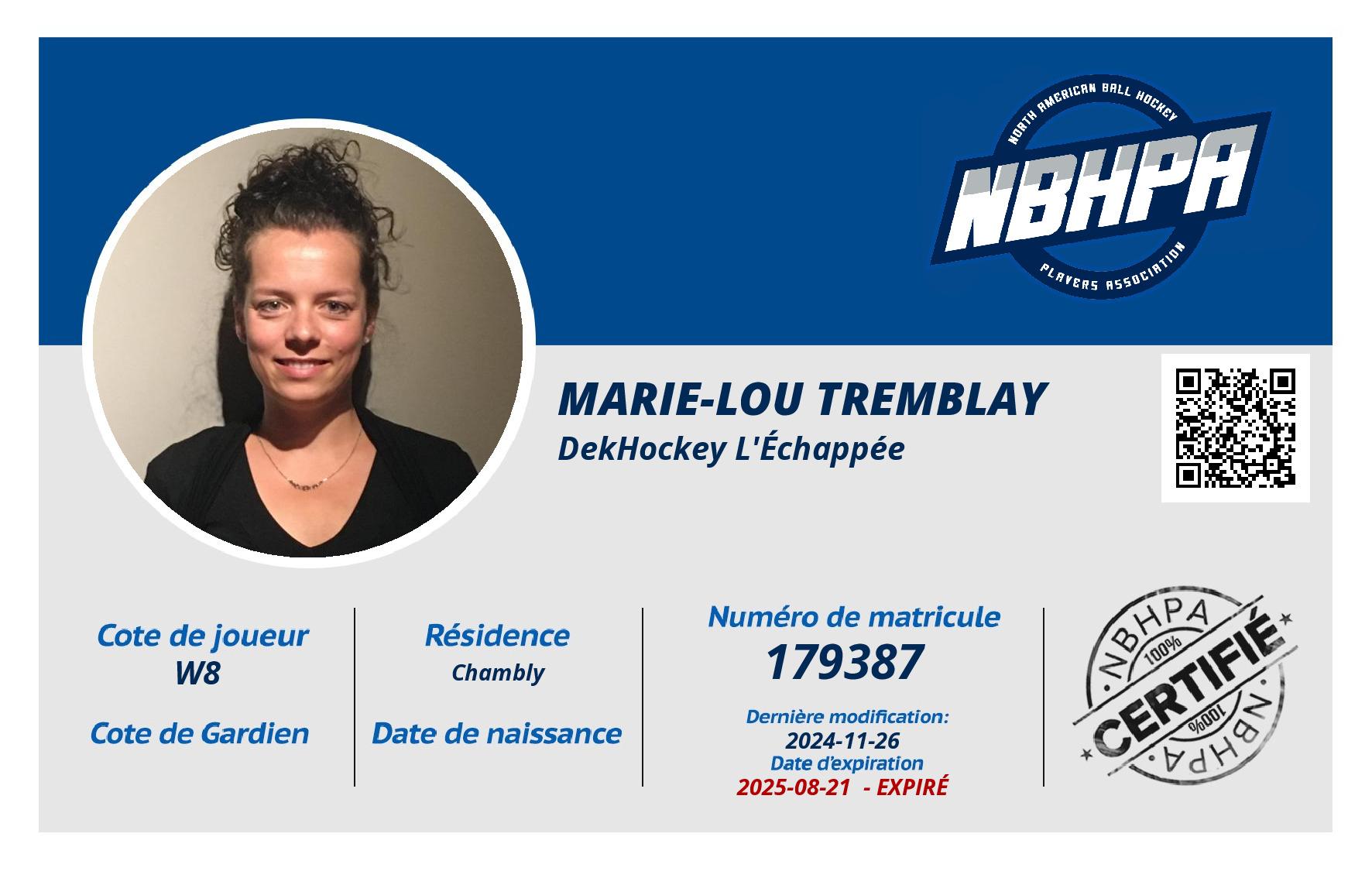 Marie-Lou Tremblay
