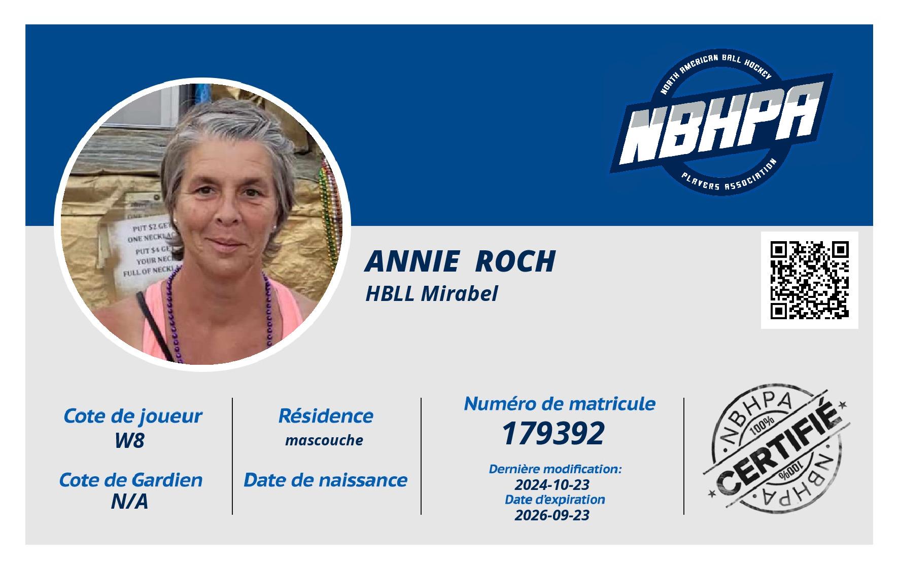 Annie  Roch 