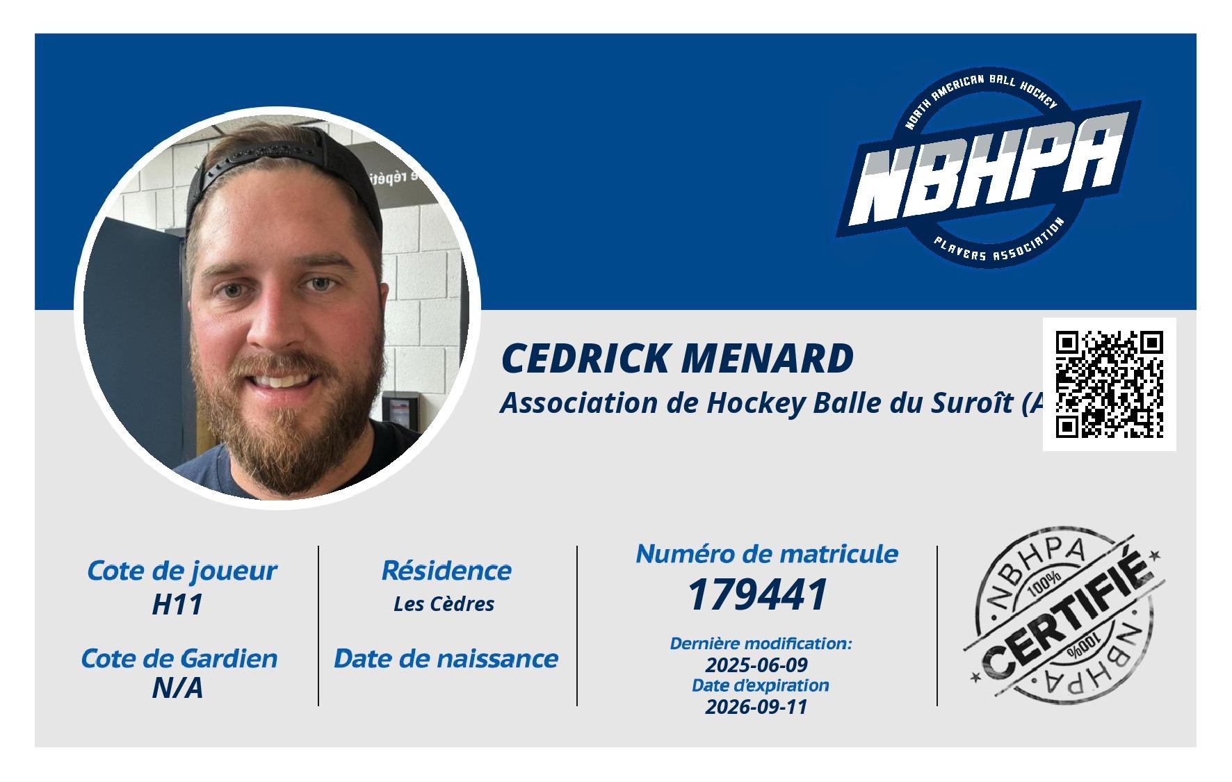 Cedrick Menard