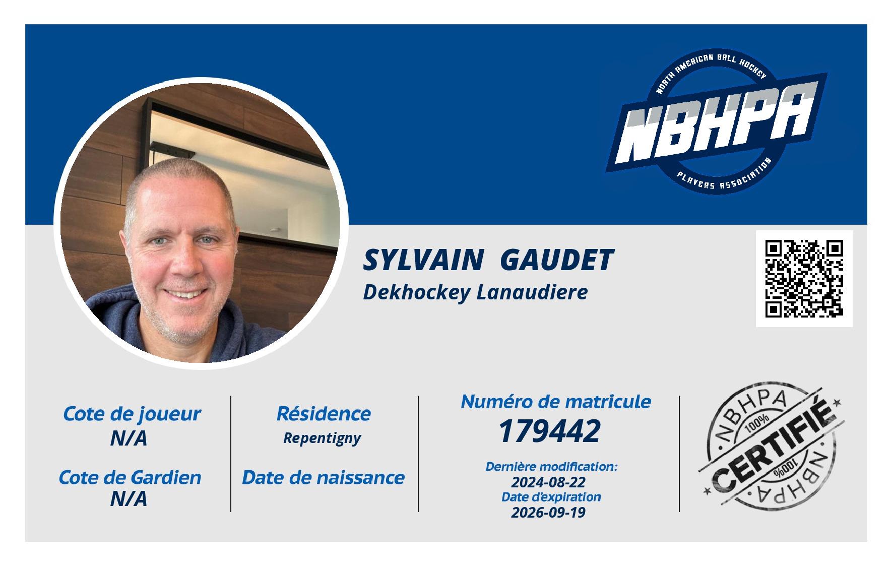 Sylvain  Gaudet