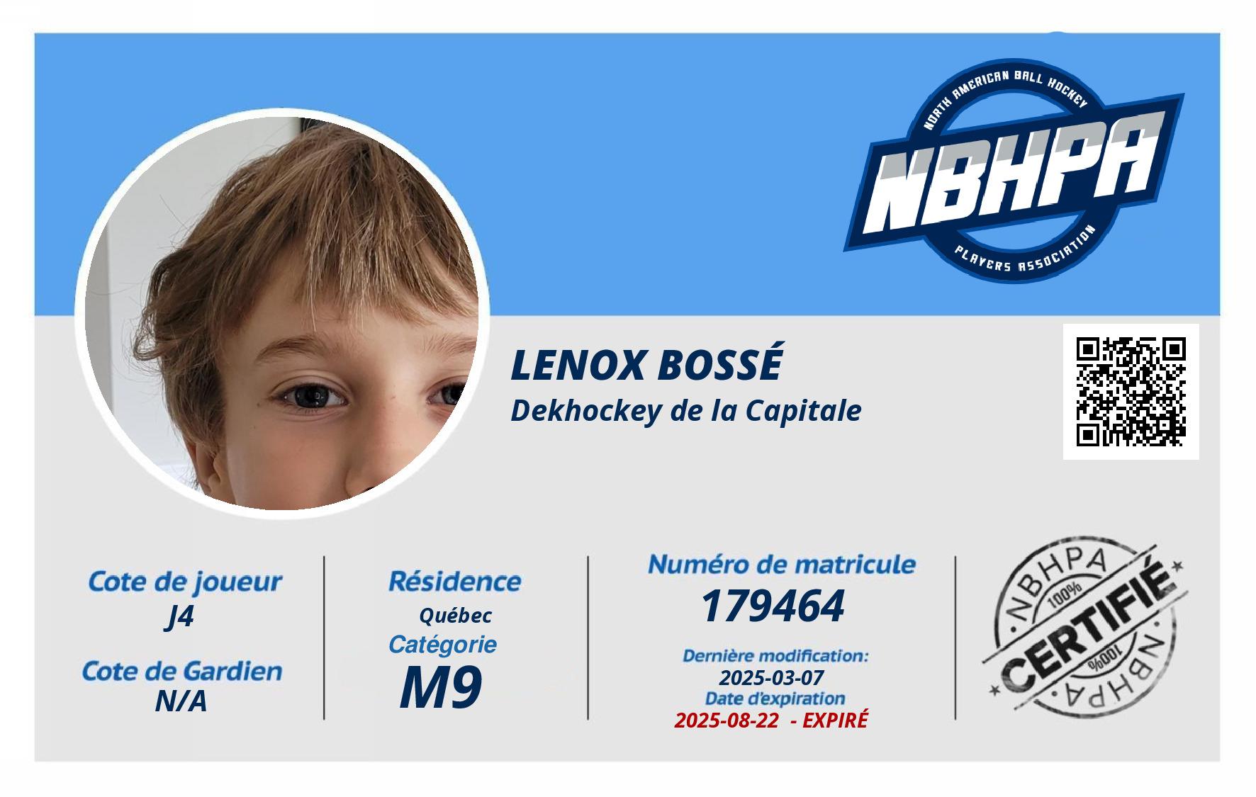 Lenox Bossé