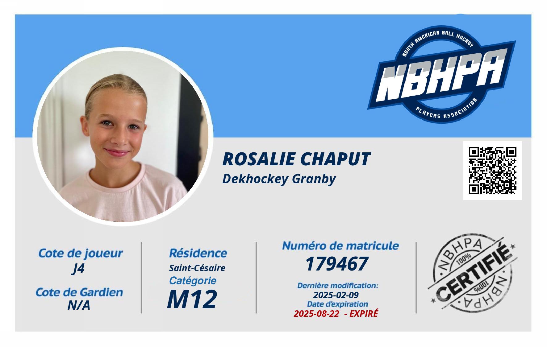 Rosalie Chaput