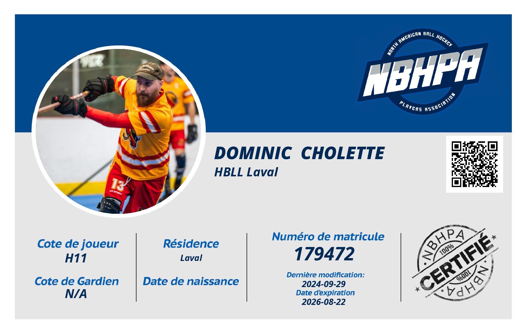 Dominic  Cholette