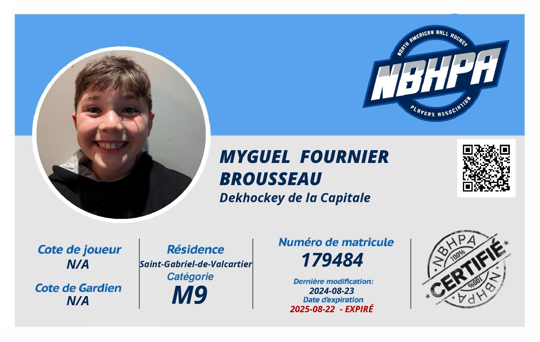 Myguel  Fournier Brousseau