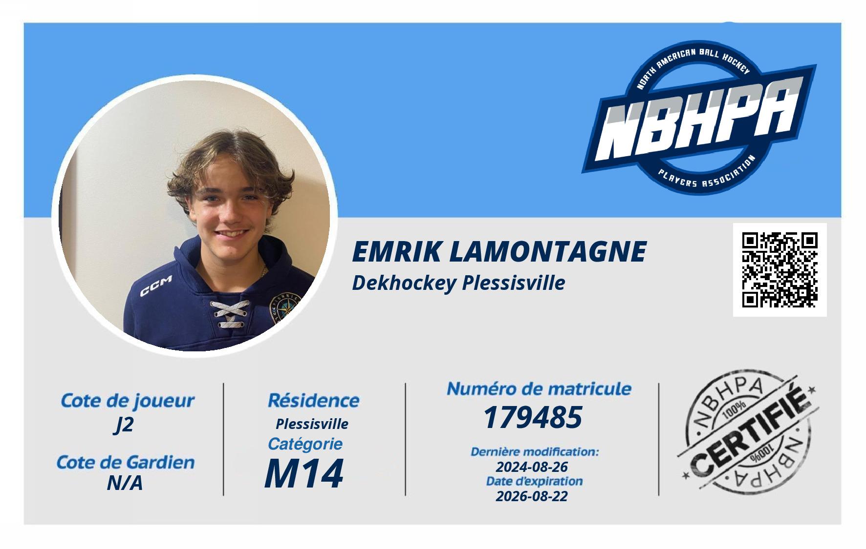 Emrik Lamontagne 