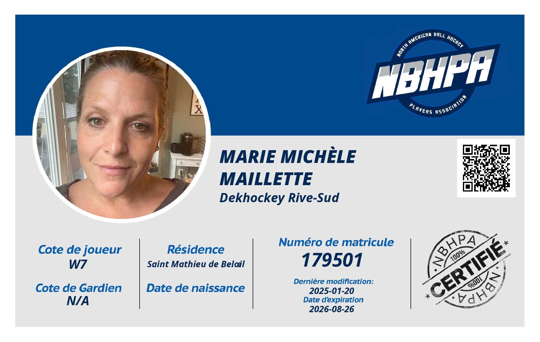 Marie Michèle Maillette