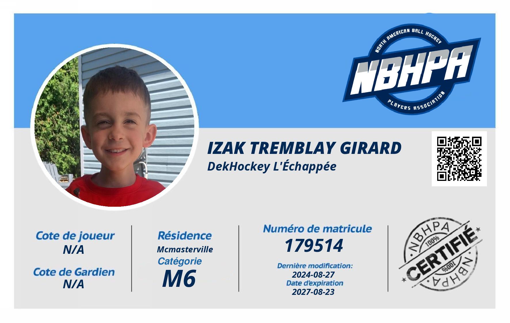 Izak Tremblay Girard
