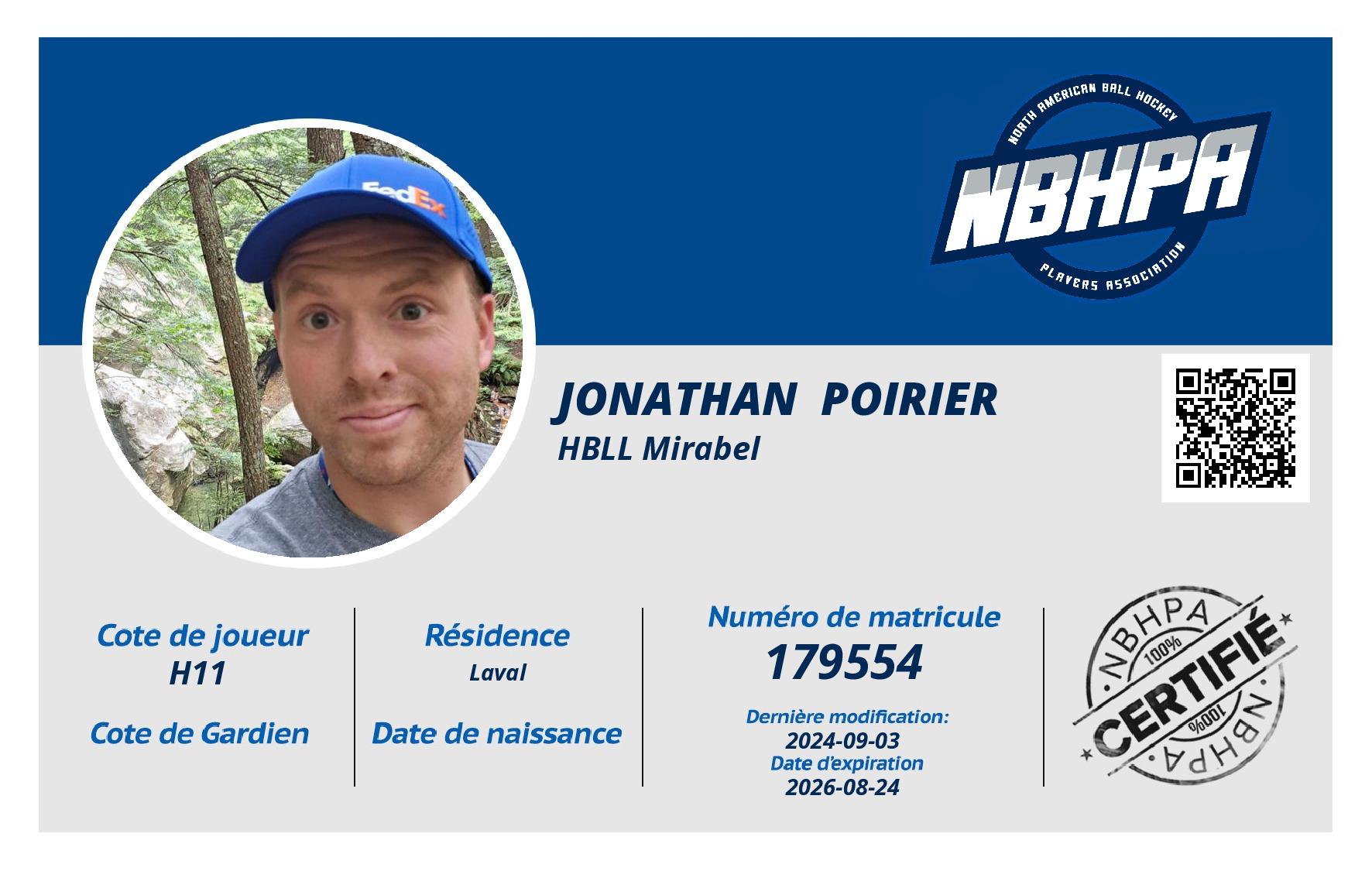 Jonathan  Poirier 