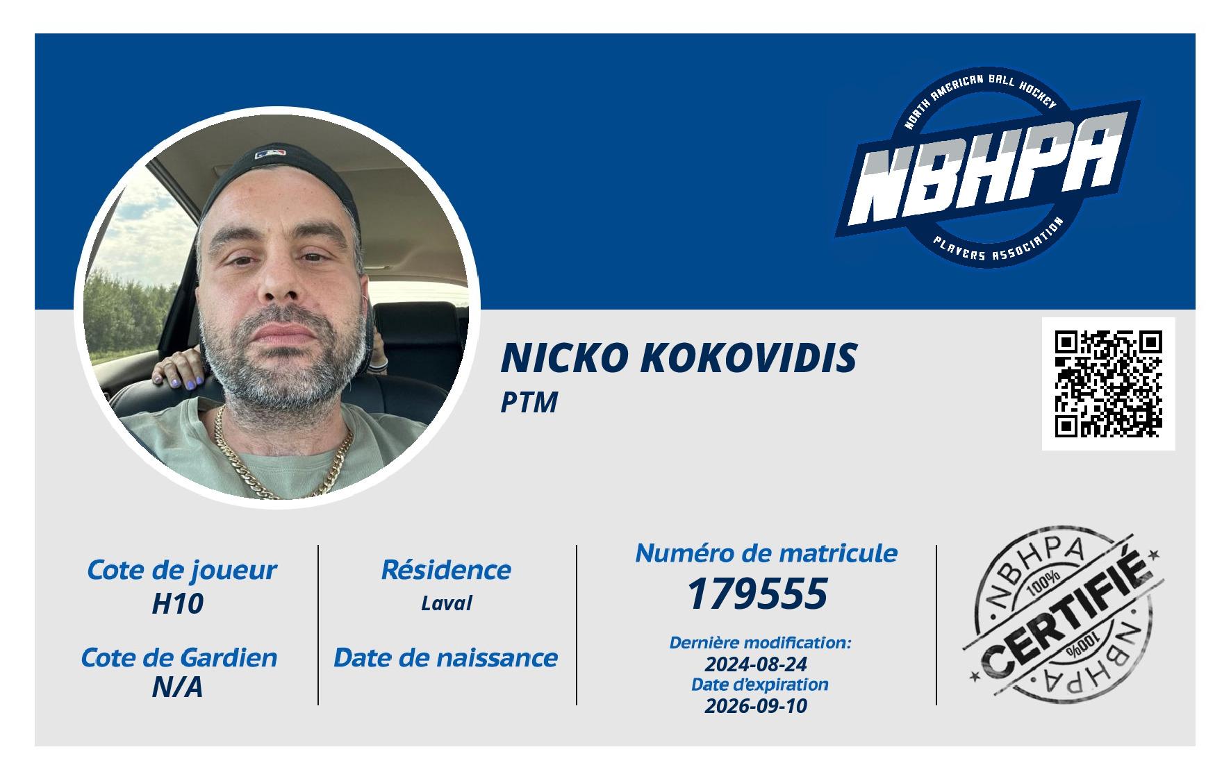 Nicko Kokovidis