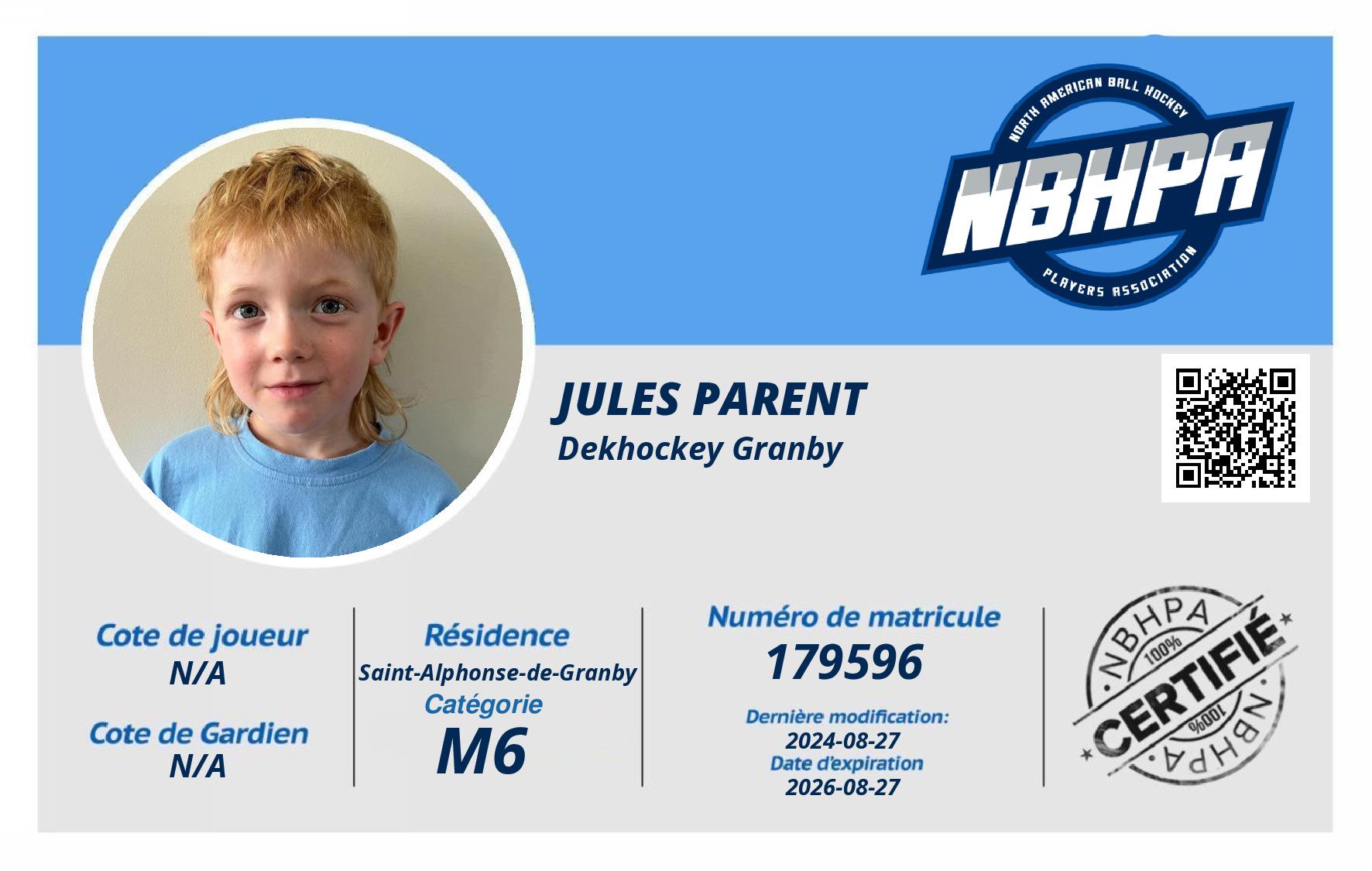 Jules Parent