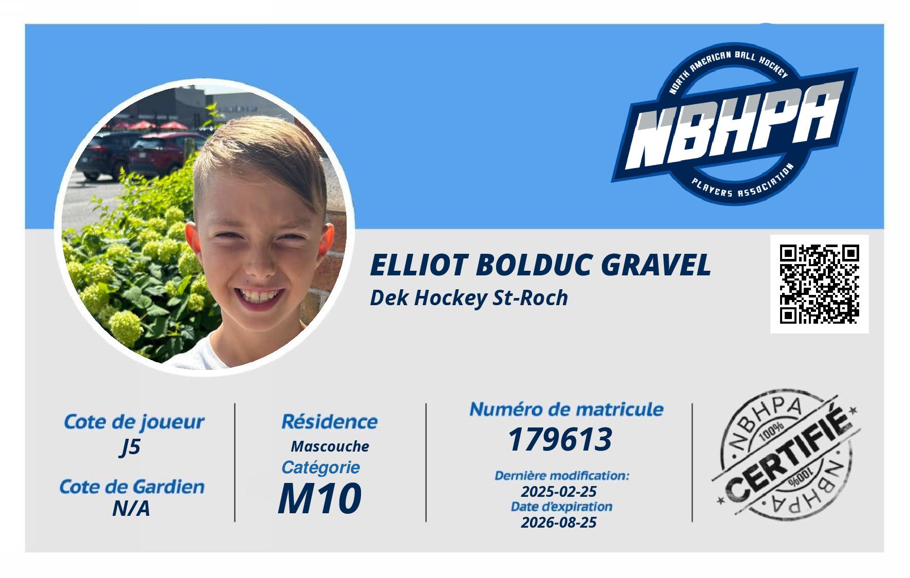 Elliot Bolduc Gravel
