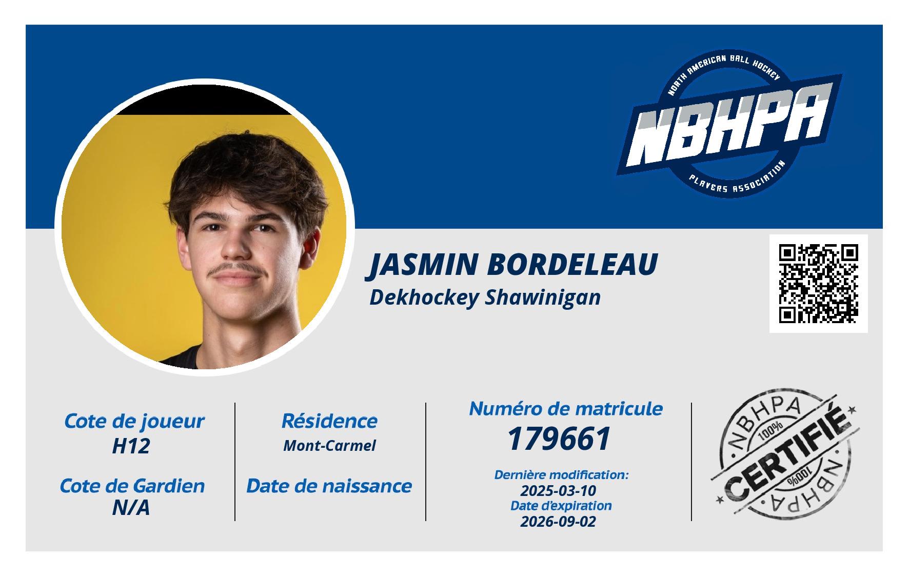 Jasmin Bordeleau