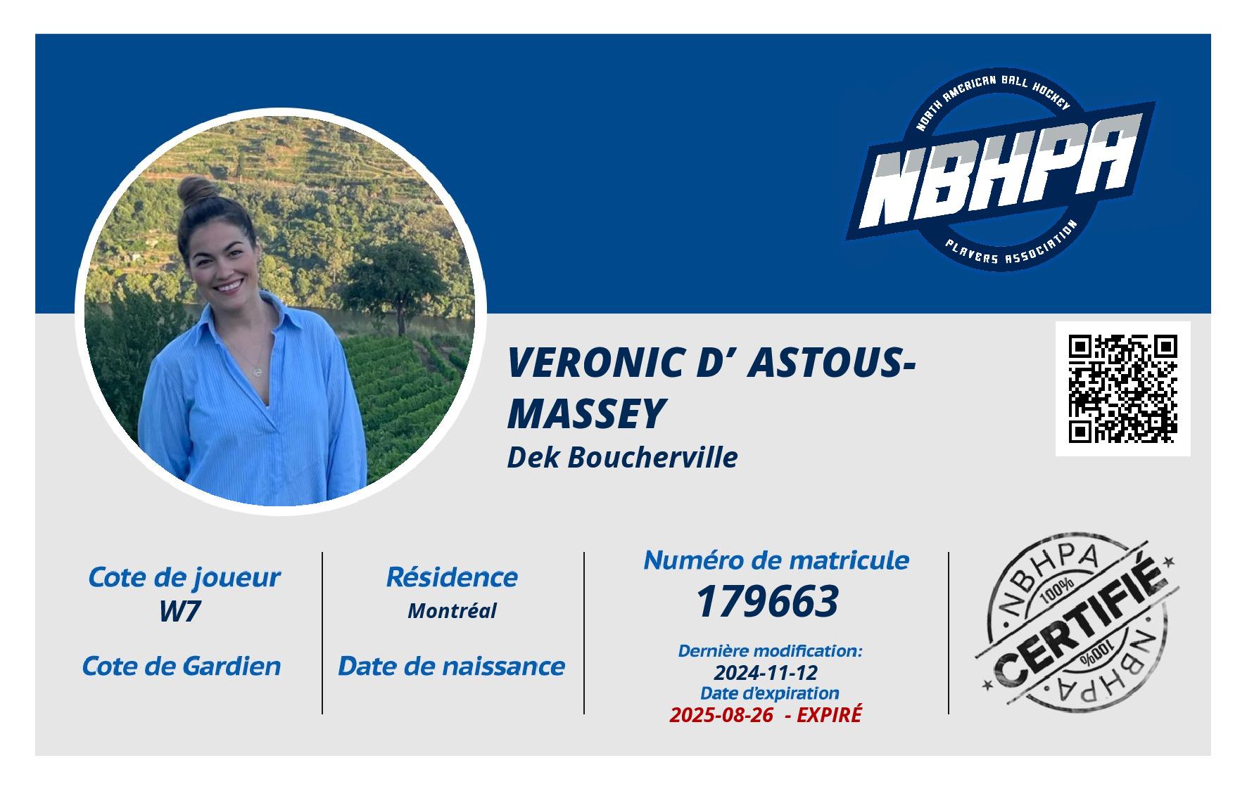 Veronic D’astous-Massey