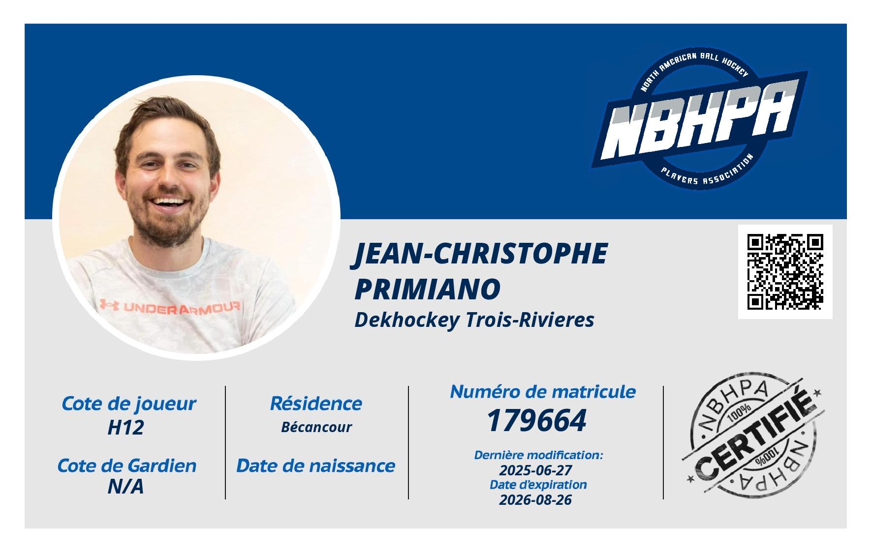 Jean-Christophe Primiano