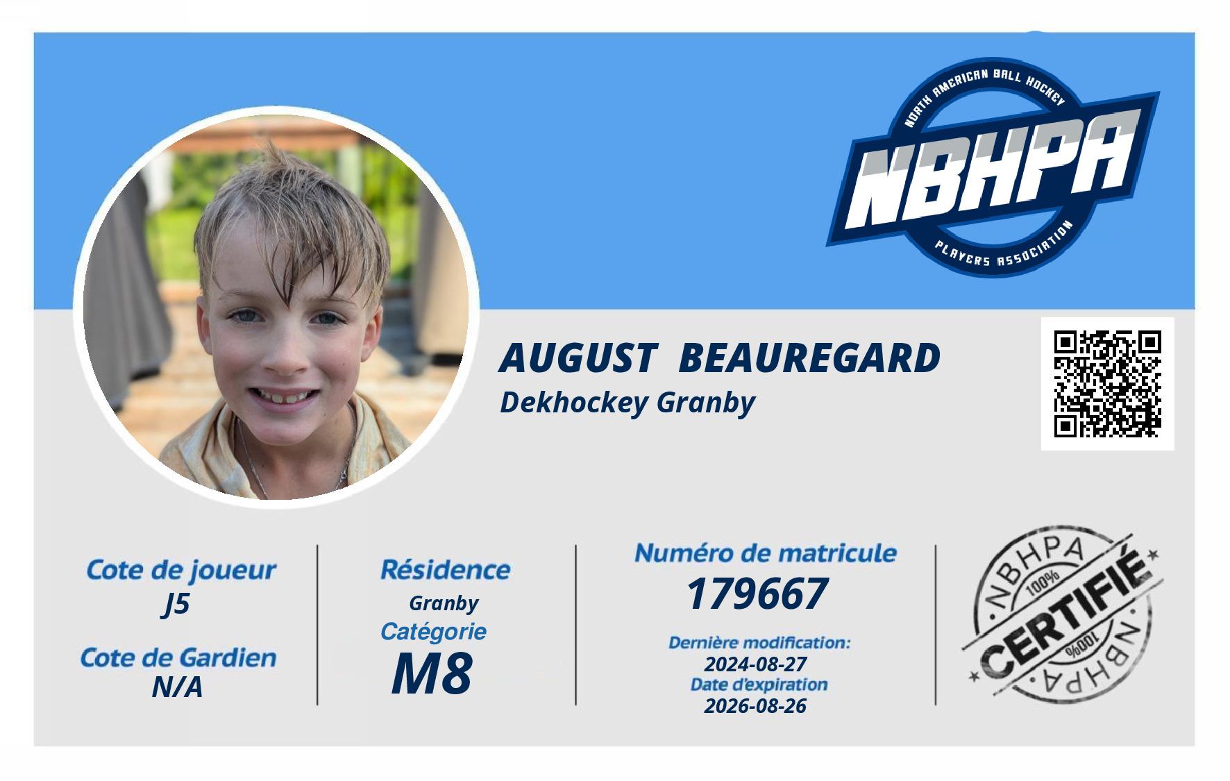 August  Beauregard 