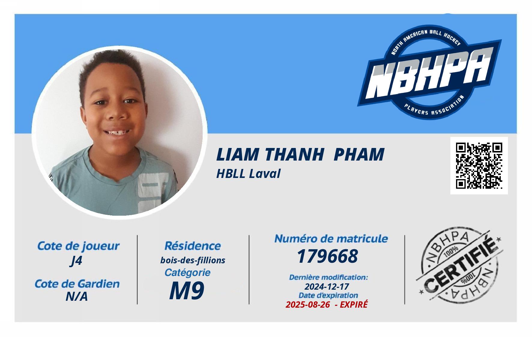 Liam Thanh  Pham