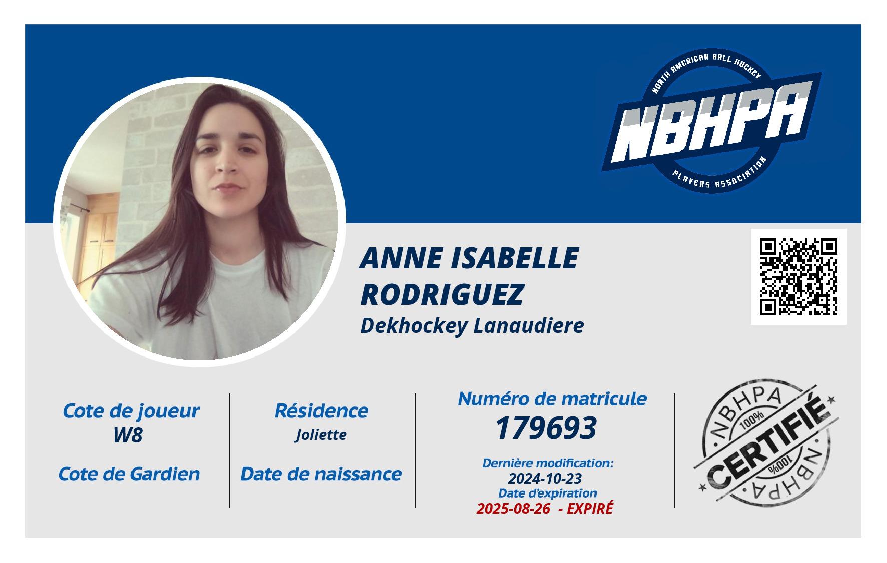 Anne Isabelle Rodriguez
