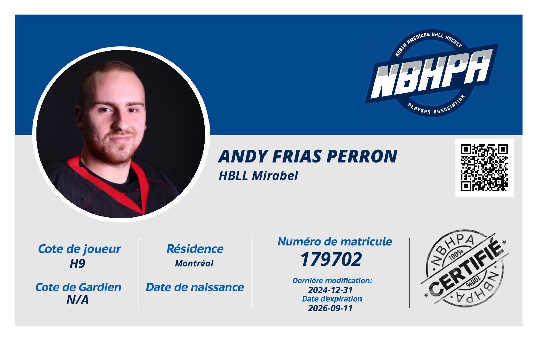 Andy Frias Perron