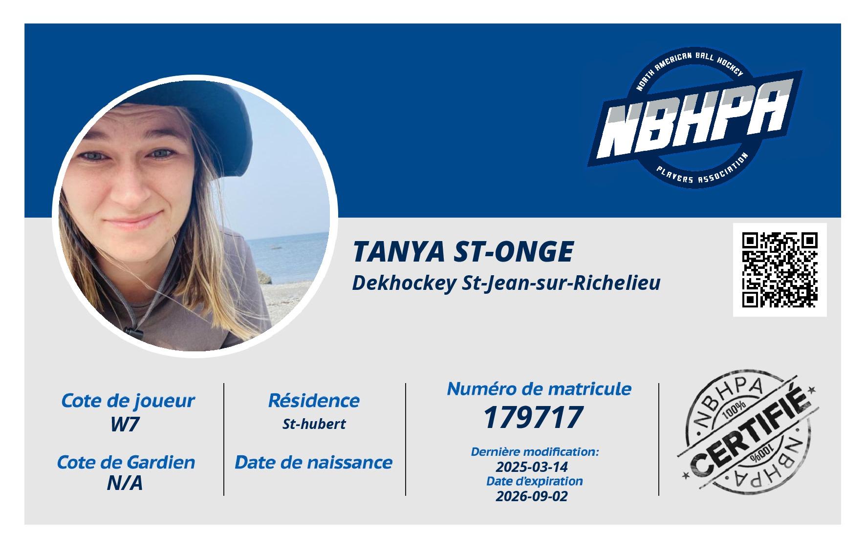 Tanya St-onge