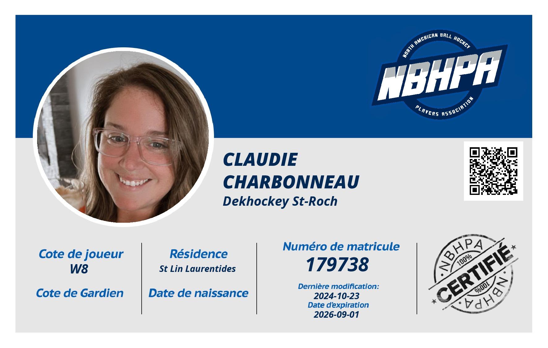 Claudie  Charbonneau