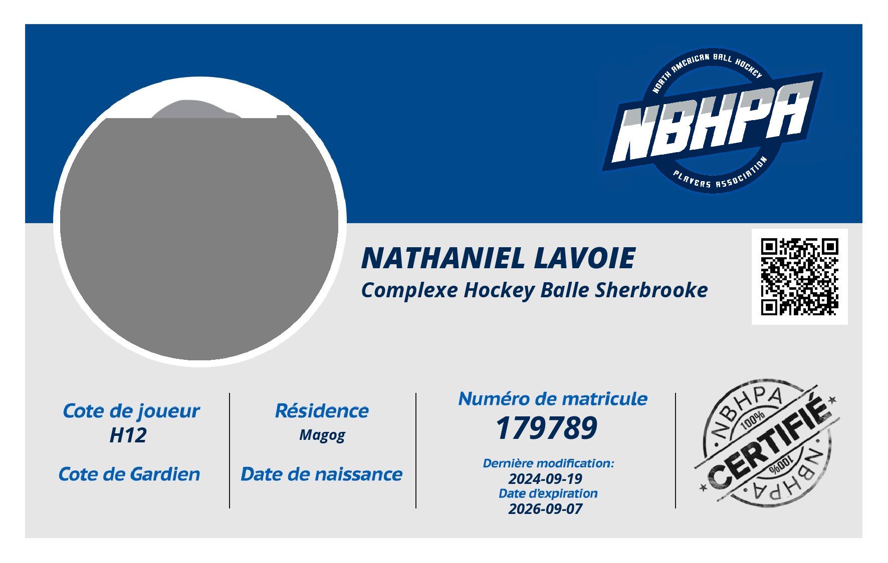 Nathaniel Lavoie