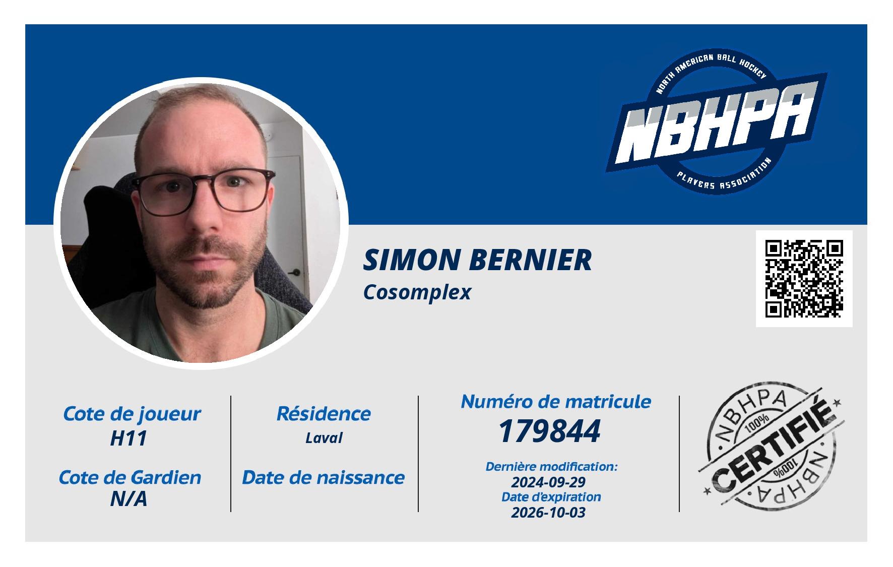 Simon Bernier