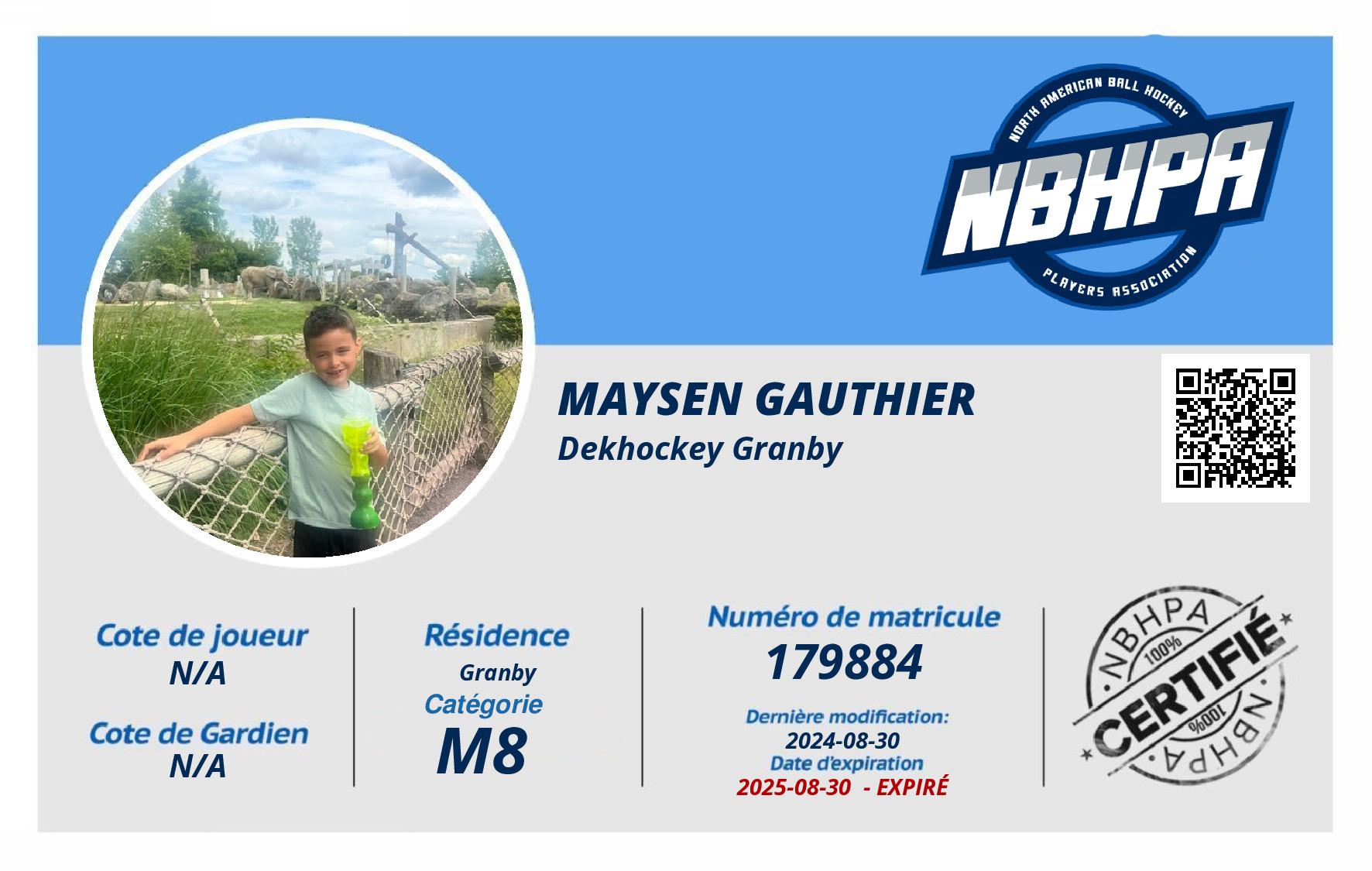Maysen Gauthier