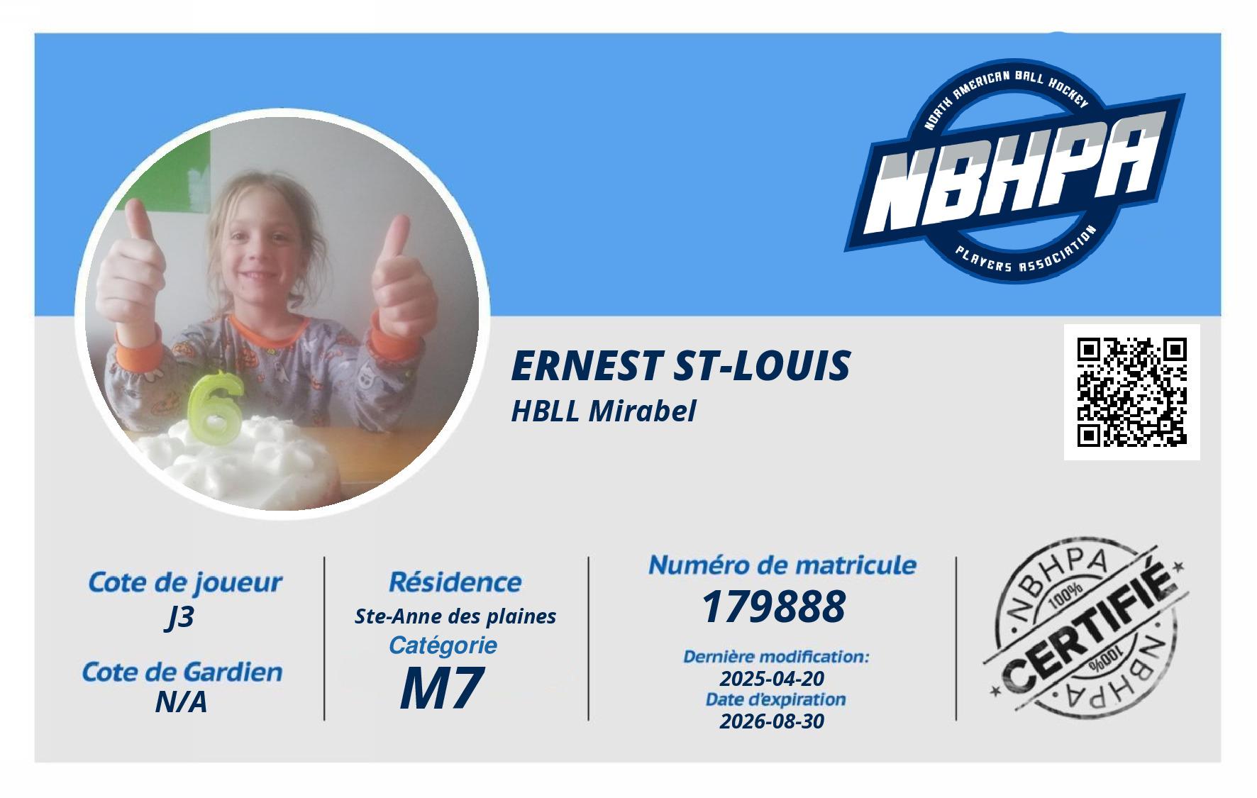 Ernest ST-Louis