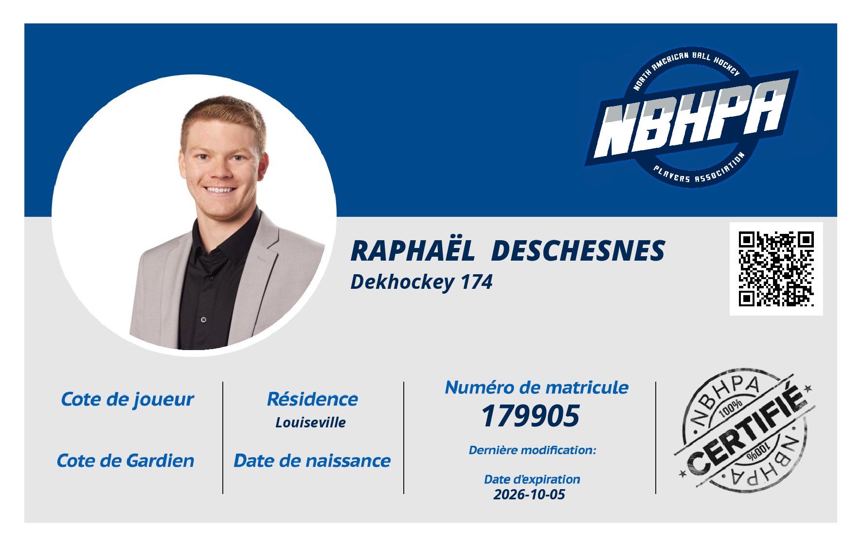Raphaël  Deschesnes