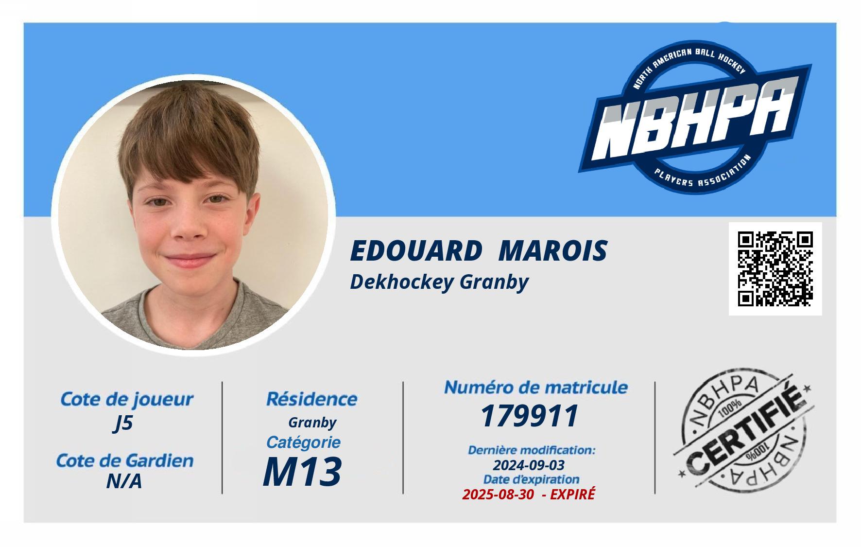 Edouard  Marois