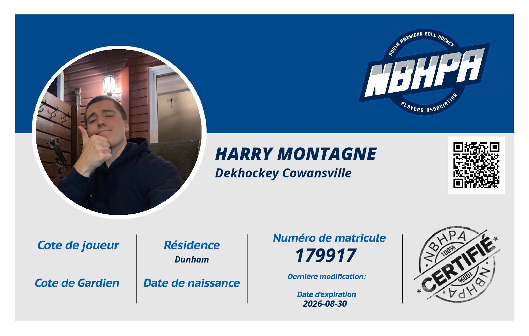 Harry Montagne 