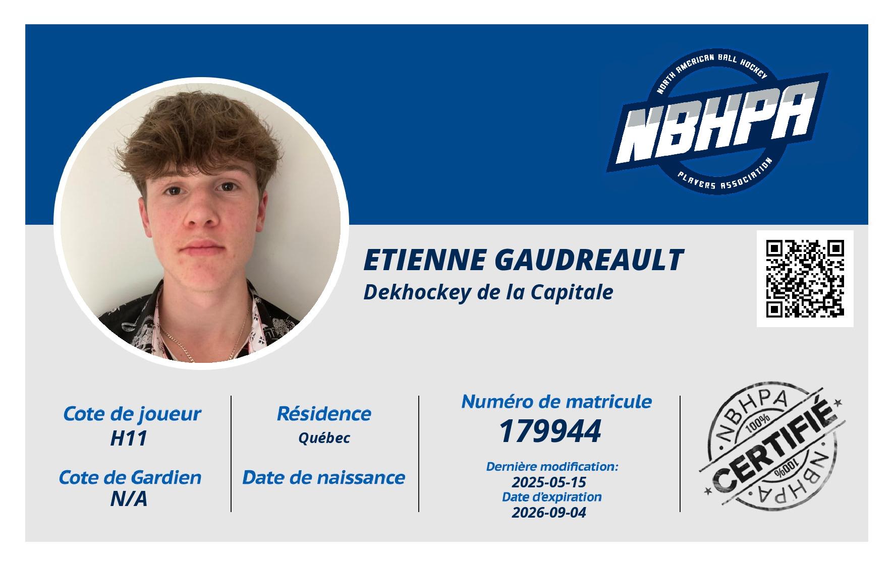 Etienne Gaudreault