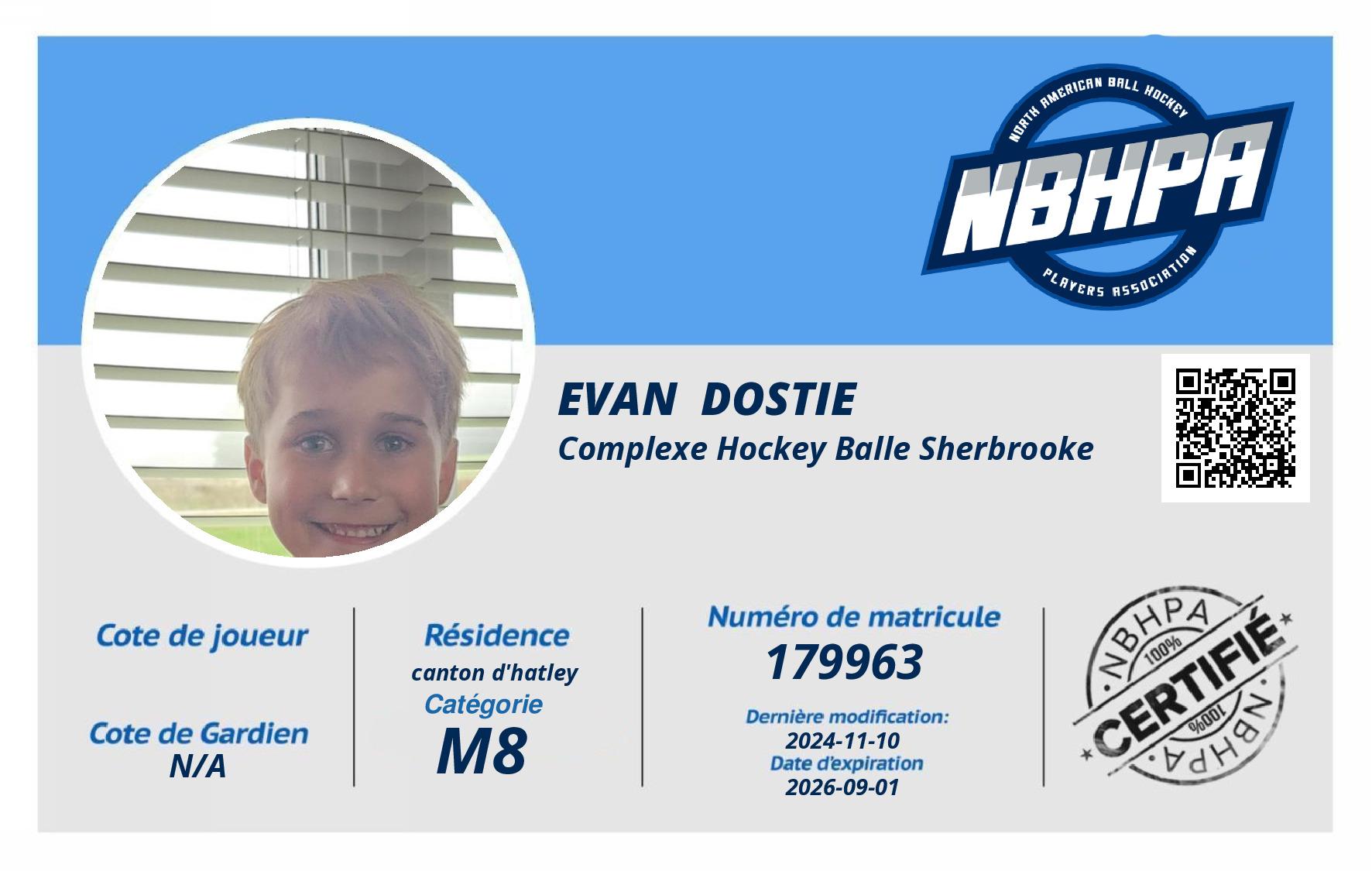 Evan  Dostie