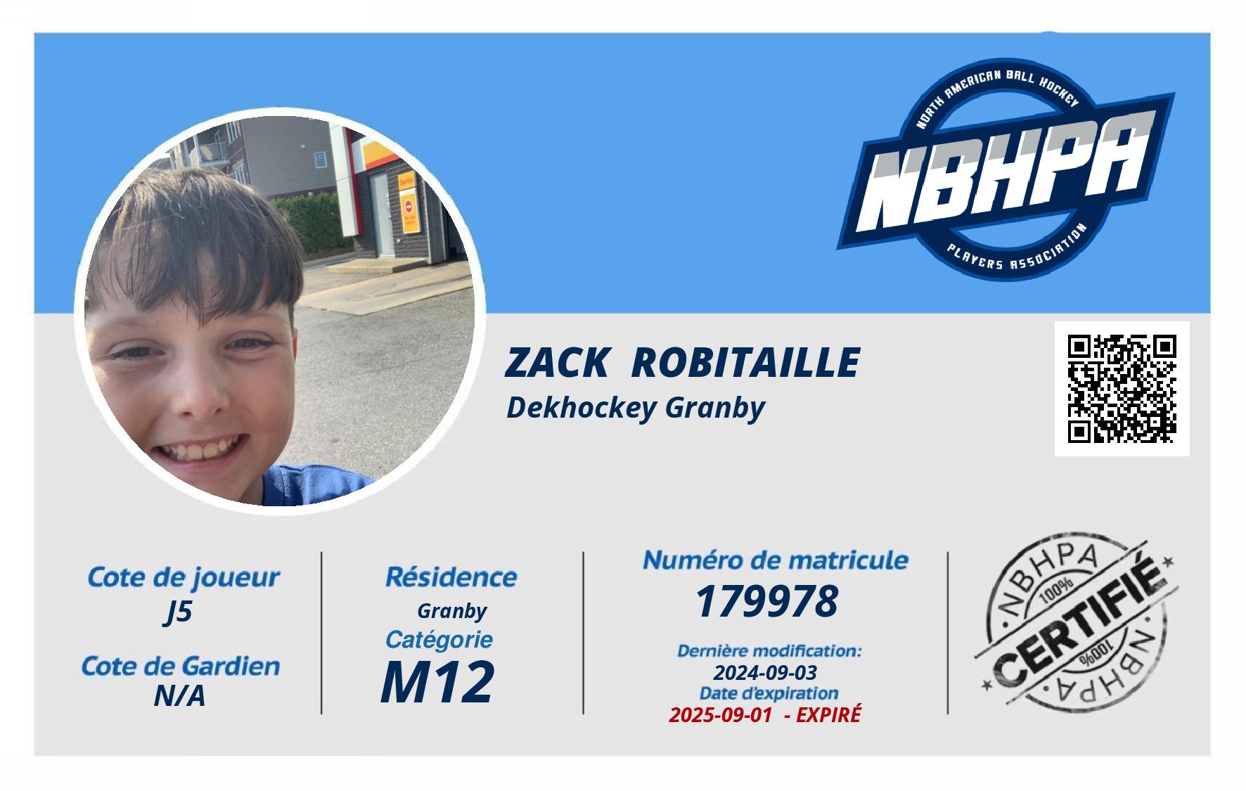 Zack  Robitaille