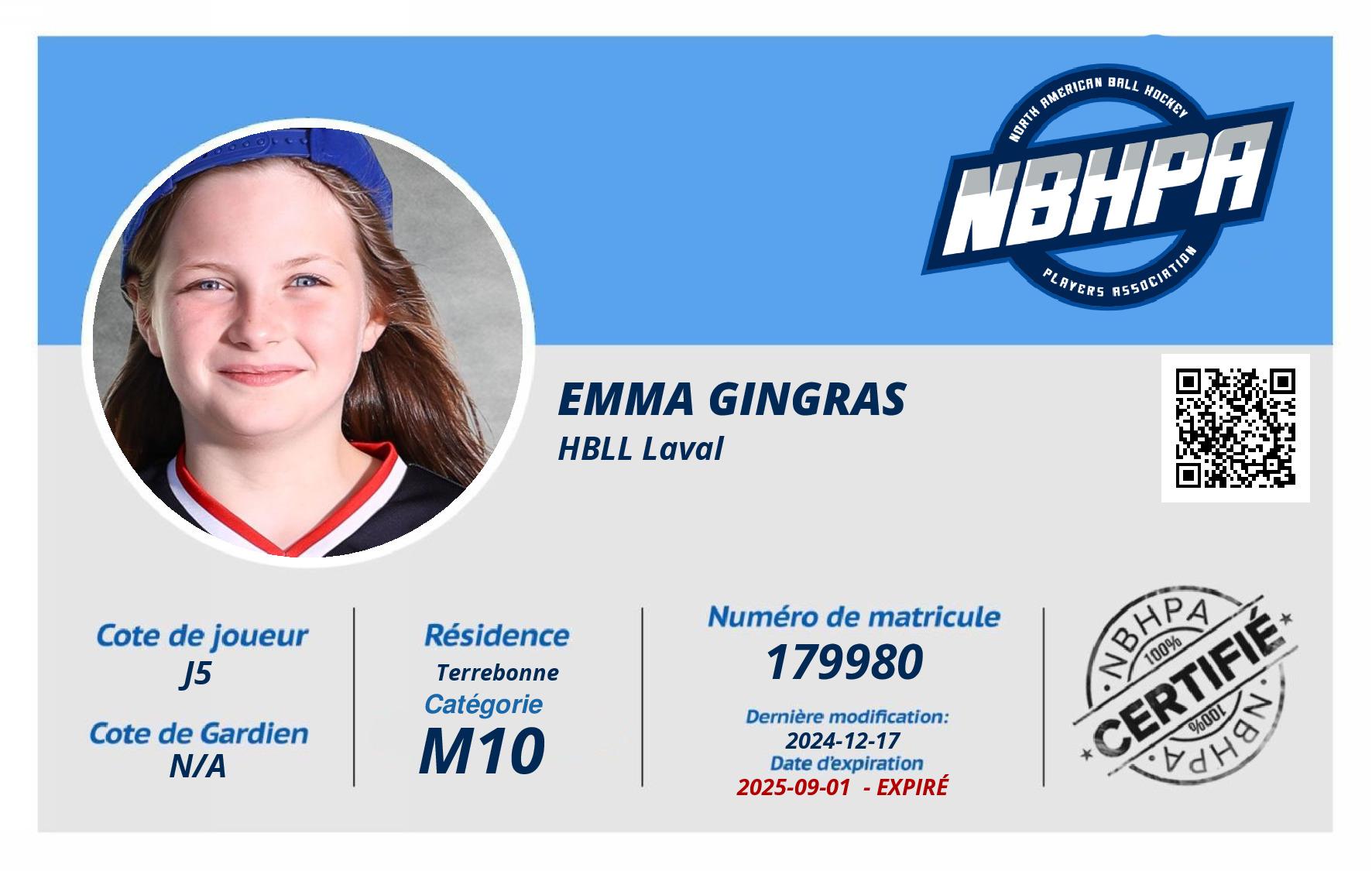 Emma Gingras