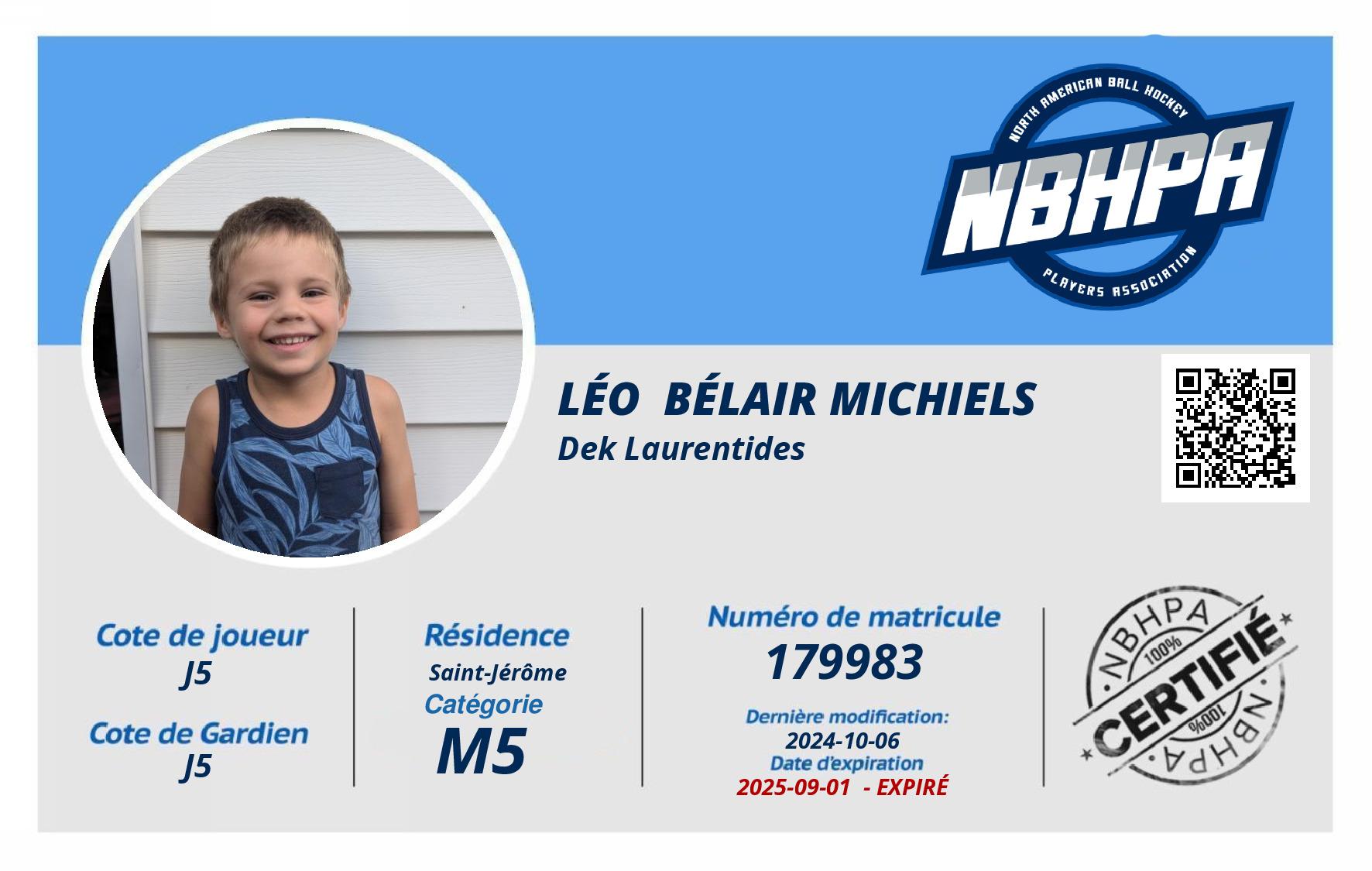 Léo  Bélair Michiels 