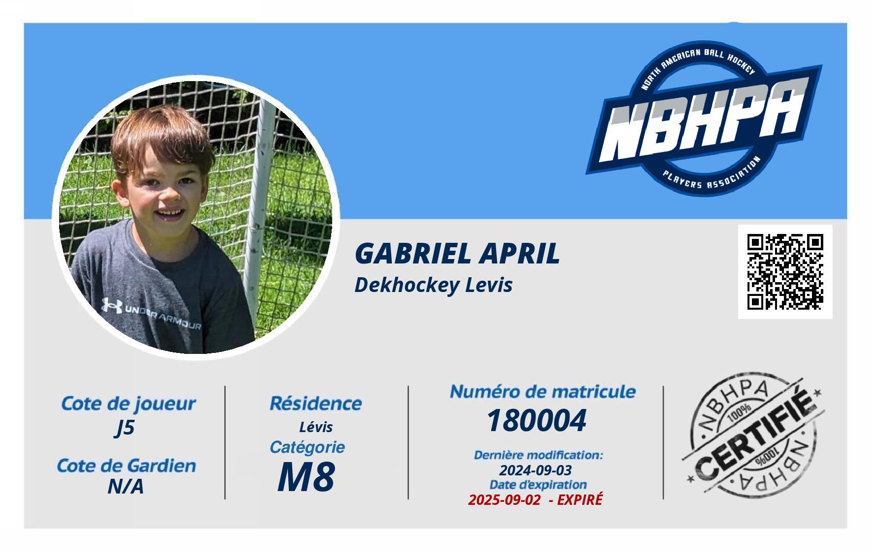 Gabriel April