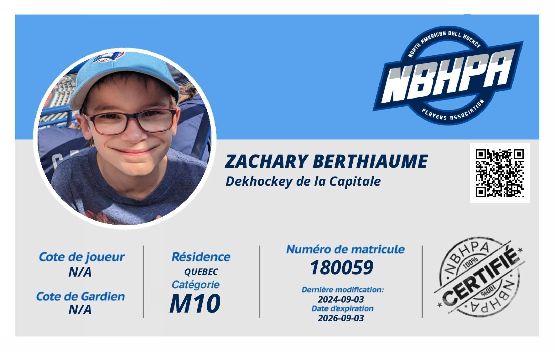Zachary Berthiaume