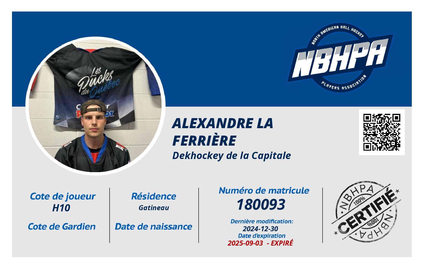 Alexandre La Ferrière 