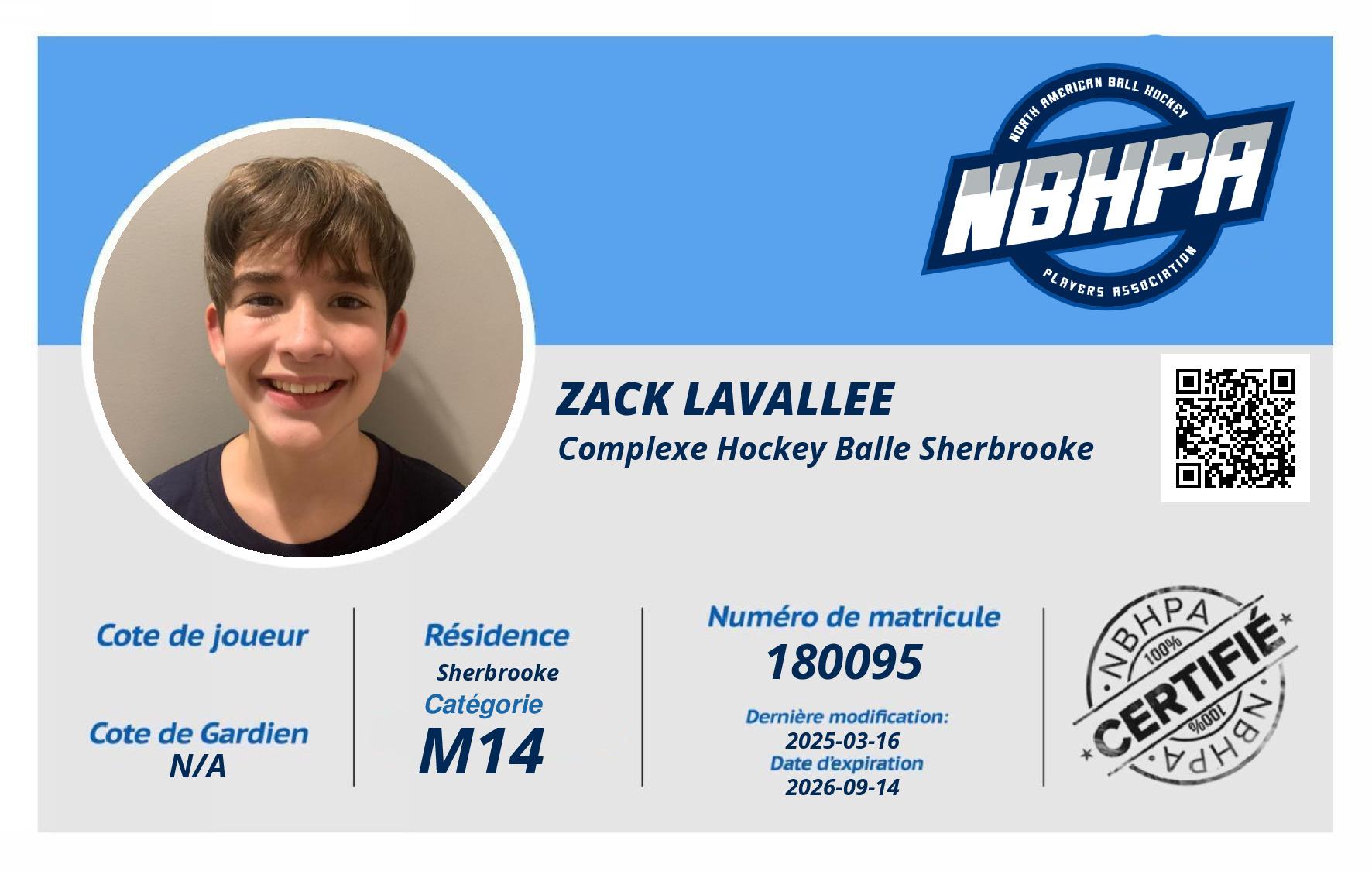 Zack Lavallee