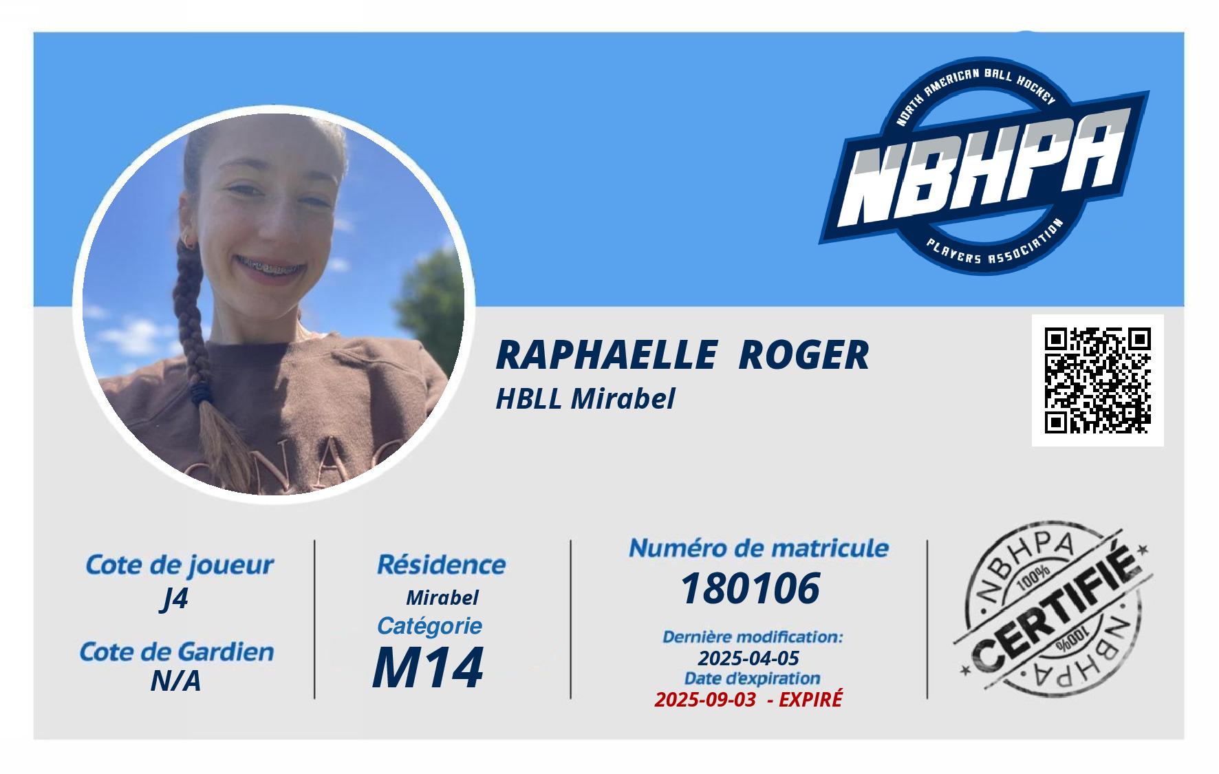 Raphaelle  Roger 