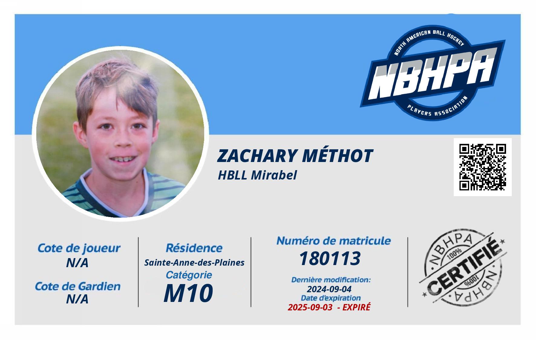Zachary Méthot