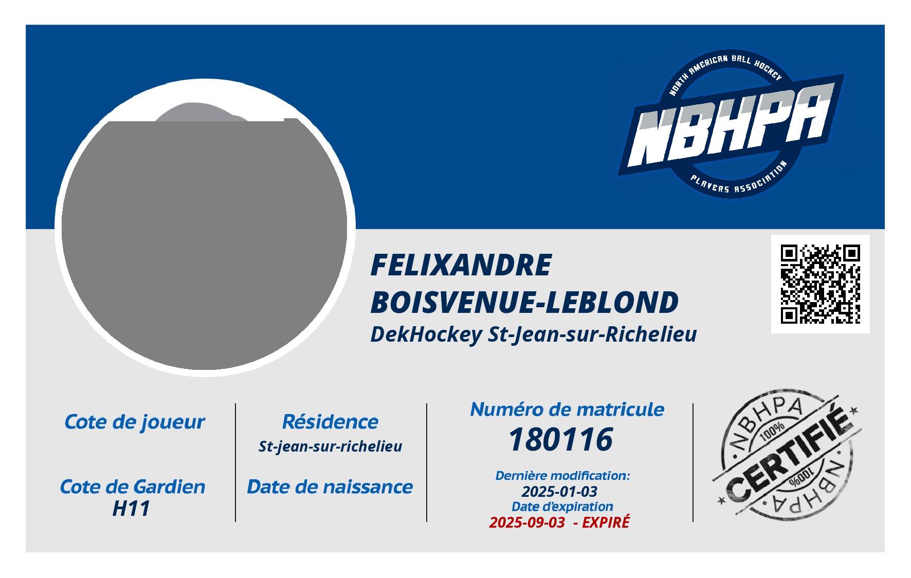 Felixandre Boisvenue-Leblond